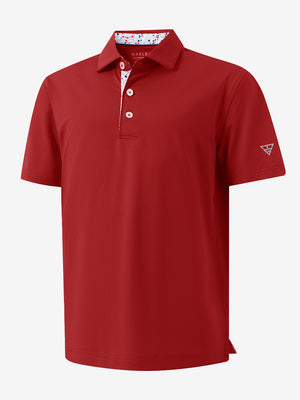 Boys Quick Dry Fit Athletic Solid Polo Shirts