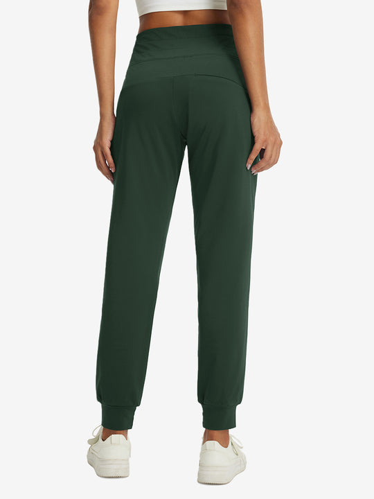 Women's Stretch Fleece Lined Athletic Joggers Sweatpants