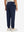 Model's lower body from the back, wearing navy fleece stretch water resistant boys joggers.
