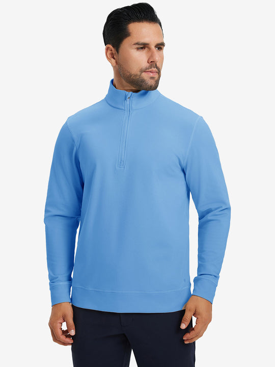 Ultra-Soft Brushed Fleece Lining Quarter zip Sweatshirt