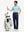 Pantalones de punto casual de negocios agradables para la piel