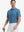 MAELREG Men's Performance Jersey Print Polo in Blue White Butterfly – front half-body with golf pose