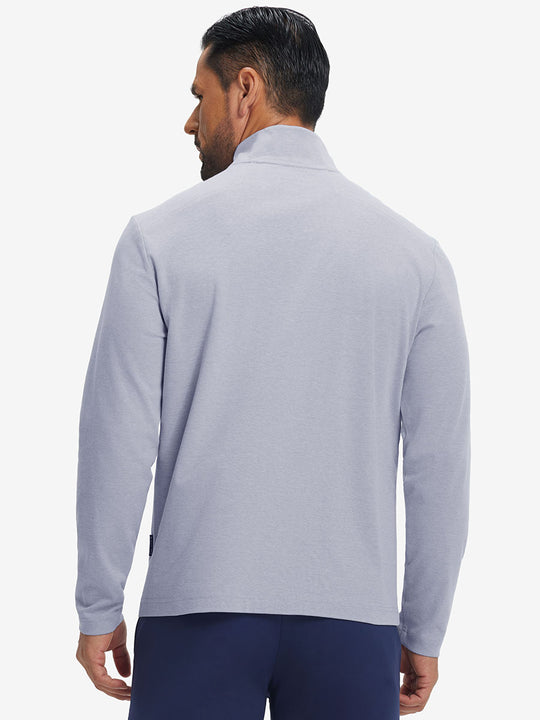 Performance Heather Golf 1/4 Zip Pullover