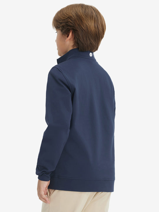 Youth Winter Micro-fleece Quarter Zip Pullover