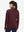 Women's Water-Resistant Stretch Fleece Lined Jacket in wine, back upper body view