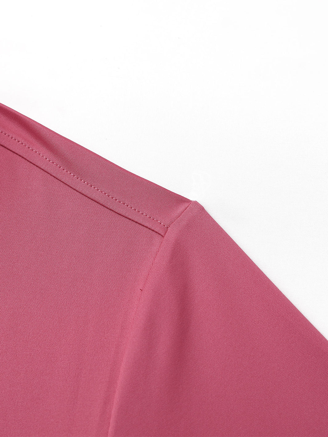 Men's Striped Print Golf Polo Shirts-Cranberry