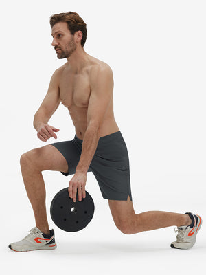 Breathable Running Shorts with 4 Zipper Pockets