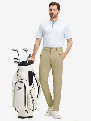 Stretch Cotton Golf Trousers with 5 Pockets