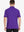 Back view half-body of model in PURPLE Ventilated Pique Performance Polo