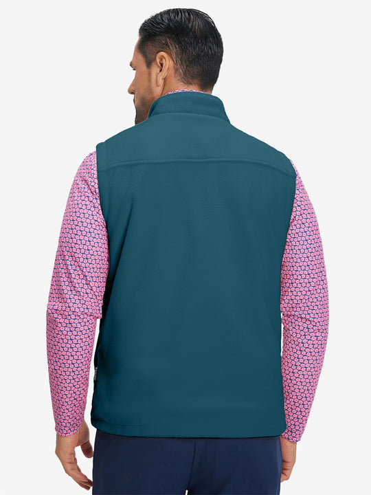 Windproof Fleece Reversible Golf Vest