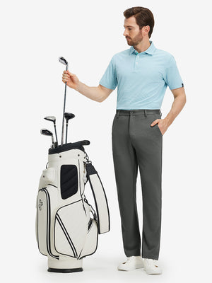 Pantalones de punto casual de negocios agradables para la piel