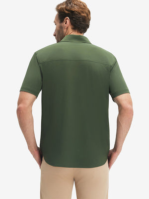 Cool Print Plain Button Up Shirts