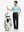 Pantalones de punto casual de negocios agradables para la piel