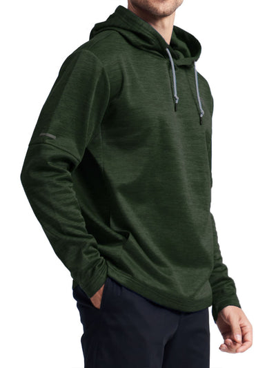 Maelreg Dry Fit Golf Fleece Hooded Pullover Sweatshirts For Men