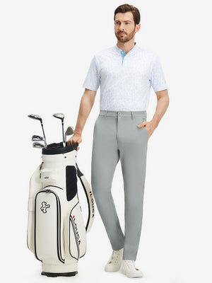Stretch Cotton Golf Trousers with 5 Pockets