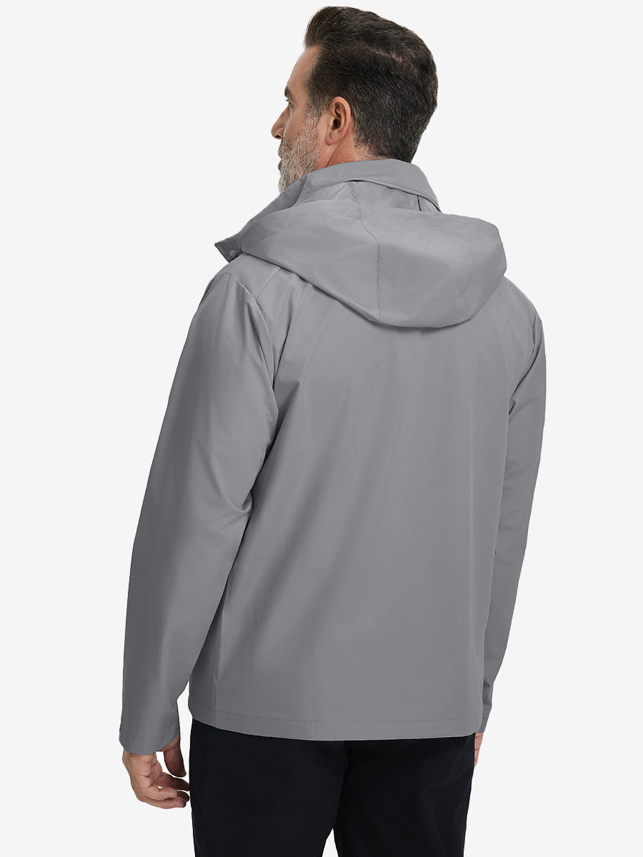 Lightweight Water-repellent Softshell Hooded Jacket