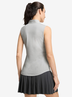 Women's 4-Way Stretch Q-Zip Pin Striped Golf Shirts