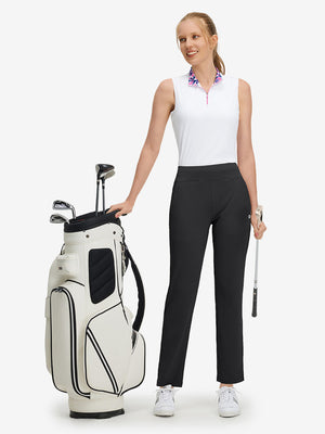 Women's Lightweight High Waisted Golf Pants