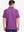 Back view of MAELREG Men's Performance Jersey Print Polo in Purple Red Buffalo – athletic fit