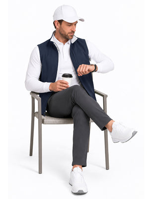 Quick-Drying Jacket Vest with Zipper Pocket