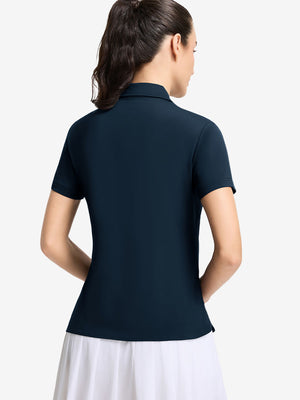 Women’s 5 Buttons Collared Polo Shirts