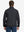 Back upper body view of the Golf Fleece Thermal Jacket in black, clean cut and warm look.