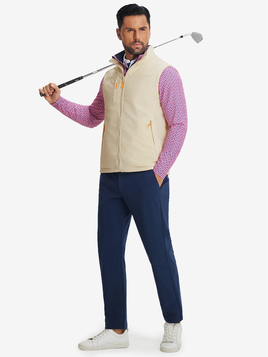 Windproof Fleece Reversible Golf Vest