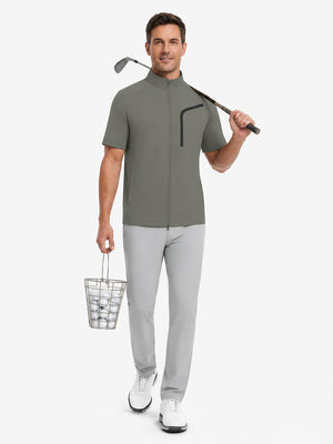 Lightweight UPF50+ Short Sleeve Golf Vests Jacket