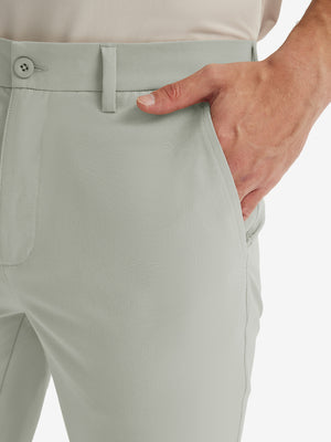 Water Repellent Classic Fit Flat Front Golf Dress Pants