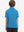 Back upper body view of kids stylish stripe polo shirts, showing pattern and classic blue stripe tone