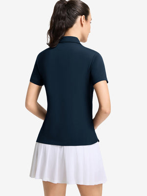 Women’s 5 Buttons Collared Polo Shirts