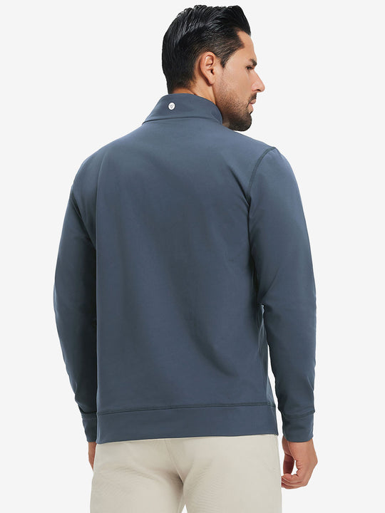 Ultra-Soft Brushed Fleece Lining Quarter zip Sweatshirt