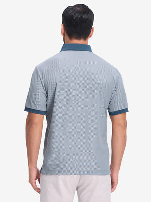 Moisture Wicking Jacquard Golf Shirts