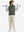 Lifestyle shots of boys full-zip fleece-lined puffer vest in army green
