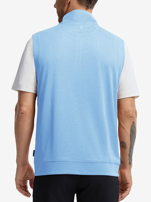 Lightweight Sleeveless Quarter Zip Golf Vest