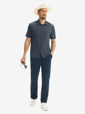 Cool Print Plain Button Up Shirts
