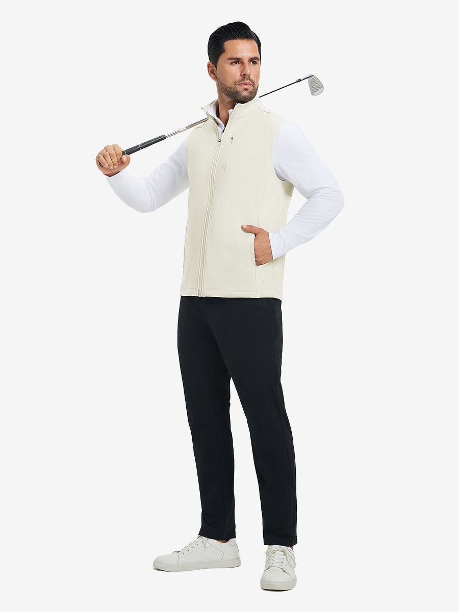 Water-Resistant Fleece Golf Vests