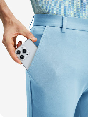 Pantalones de punto casual de negocios agradables para la piel