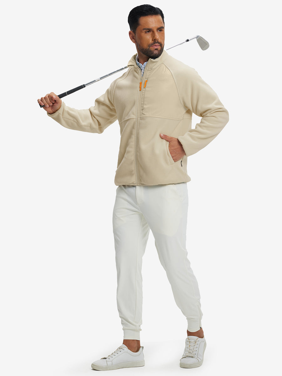 Reversible Fleece Jacket with 5 Pockets