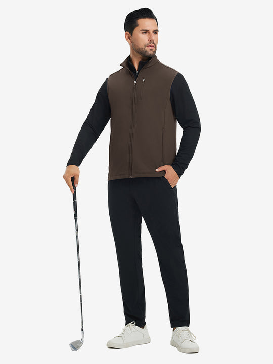 Water-Resistant Fleece Golf Vests