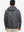 Back upper look of the exclusive print kangaroo hoodies in grey, showing fit and shoulder line.