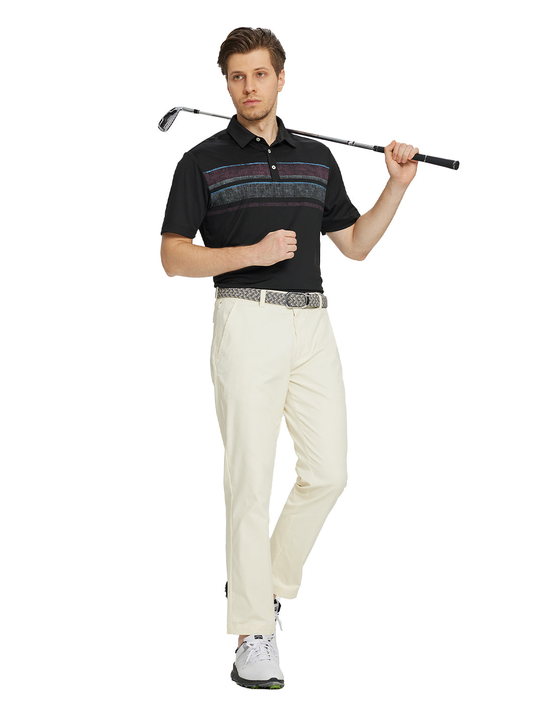 Men's Performance Golf Pants-Beige