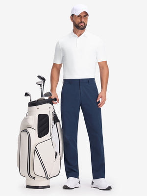 Polos de golf con cuello y textura de gofre Dry Fit