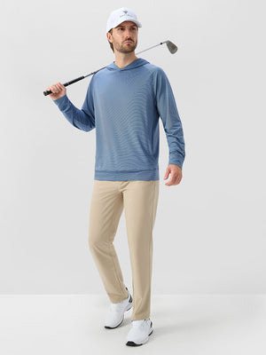 Pin Stripes Lightweight Hoodies Sweatshirts with Pockets