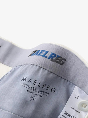 Beige Water Resistant Golf Shorts – inner waistband branding & size label, 7 Inch