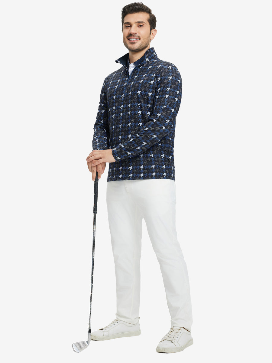 Full Print Lightweight Quarter Zip Pullover