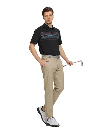 Men's Performance Golf Pants-Khaki