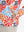 Model with both hands in pockets wearing youth full print stylish hoodies pullover in colorful flower.