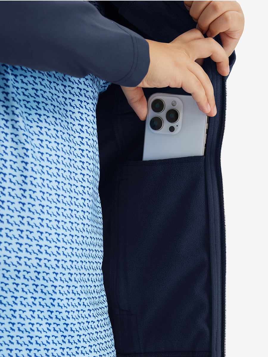 Kids Soft Lightweight Fleece Lined Jacket