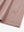 Hem detail of Men’s Long Sleeve Mock Turtleneck Shirt in Pink Heather, showcasing smooth finish.